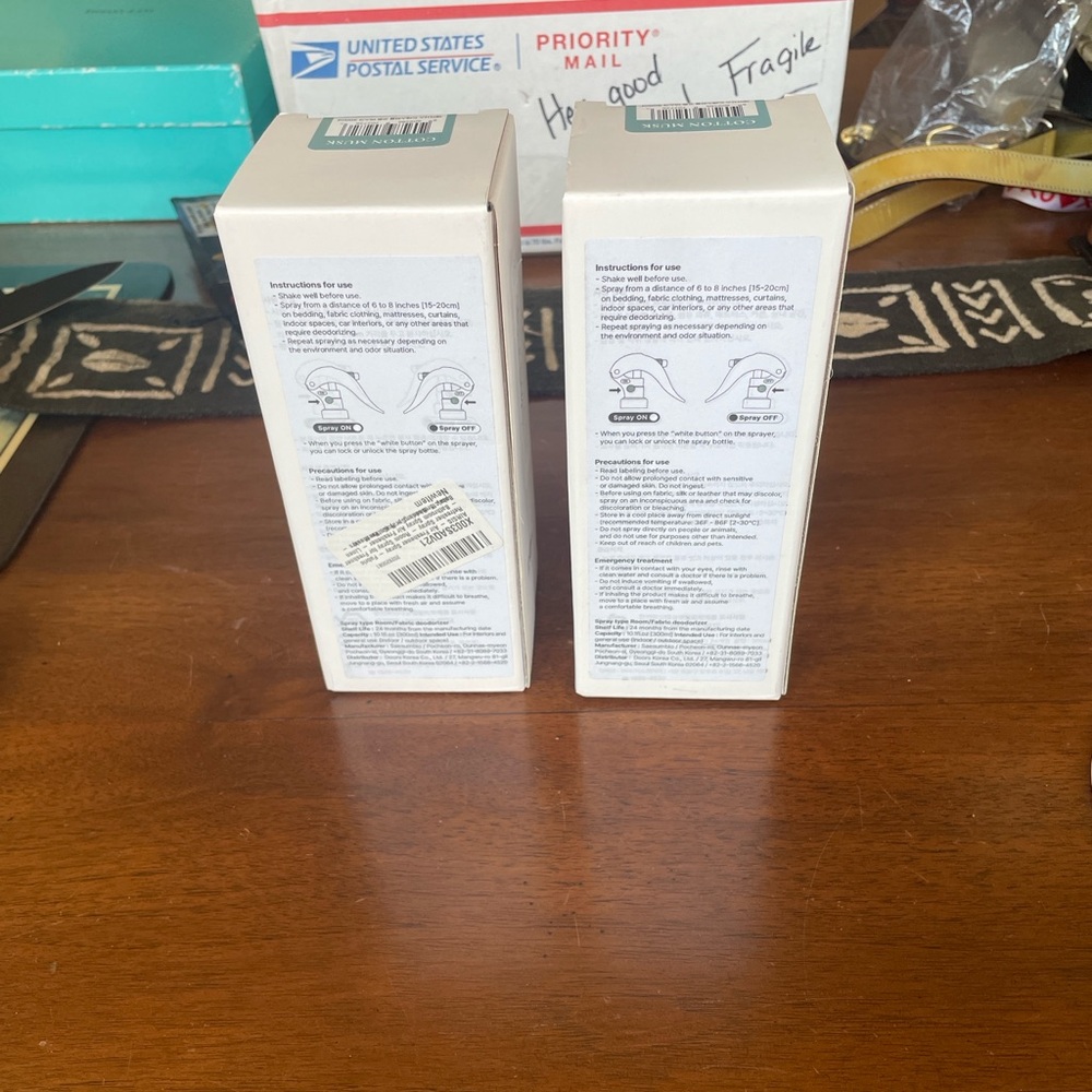 2 Bottles of AIRSIS Room and Fabric Fragrance Spray - Picture 2 of 10